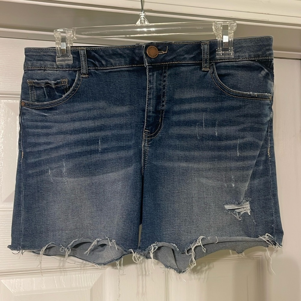 Rewind - blue medium washed distressed jeans - size 11/30W